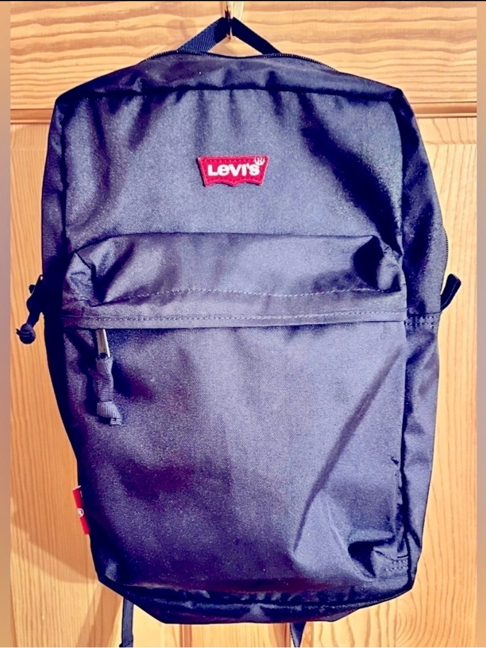 Levi's Navy Blue Backpack Unisex Travel School Bag Durable Adjustable Straps